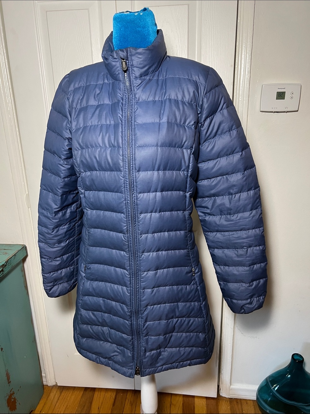 Patagonia Blue Fiona Parka Jacket Women’s Small Goose Down